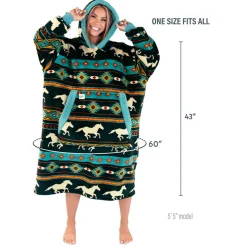 Women Lazy One Blanket Hoodie