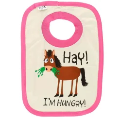 Lazy One Hay I'm Hungry Infant Bib