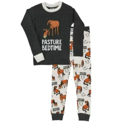 Kids Lazy One Pasture Bedtime Long Sleeve Pajama Set - Kids'