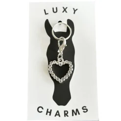 Luxy Charms Rhinestone Heart Tack Charm