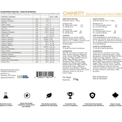 Mad Barn Omneity Equine Mineral Vitamin Pellets 5 kg