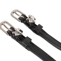 Mane Jane Silver Fox Head Spur Straps