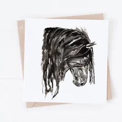Greenhawk Equestrian Sport Meg Hawkins Horse Greeting Card