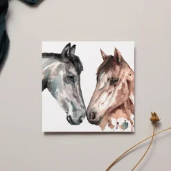 Greenhawk Equestrian Sport Meg Hawkins Paint Horse Greeting Card