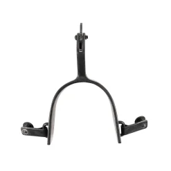 Metalab Cloverleaf Rowel Black Western Spurs