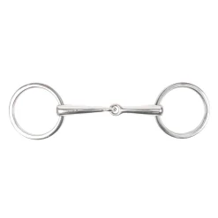 Metalab Loose Ring Snaffle W/ Flat Rings