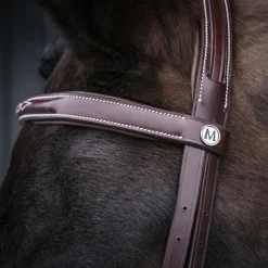 Mondega Coretto Wide Noseband Hunter Bridle