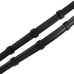 Mondega Rubber Lined Reins W/ Stoppers