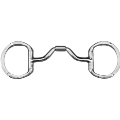 Myler Eggbutt Ported Barrel Bit W/ Hooks - Level 3