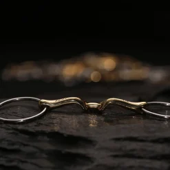 Neue Schule Loose Ring Verbindend Snaffle Bit 16 mm