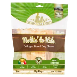 Nothin' to Hide Chicken Flip Chips Dog Chews - 8 Pack