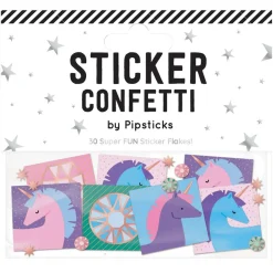 Pipsticks Unicorn Confetti Sticker Flakes