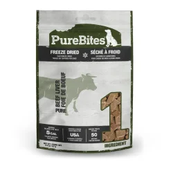 PureBites Freeze Dried Beef Liver Dog Treats 57 g