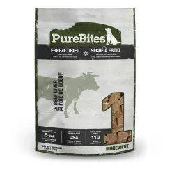 PureBites Freeze Dried Beef Liver Dog Treats 120 g
