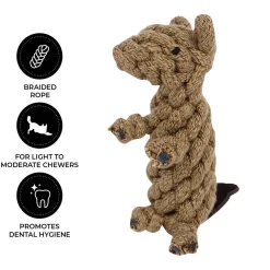 Shedrow K9 Beaver Rope Dog Toy