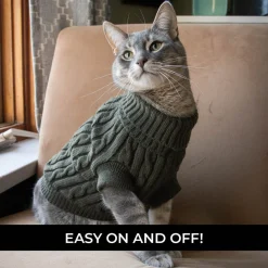 Shedrow K9 Brentwood Cable Knit Dog Sweater