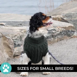 Shedrow K9 Brentwood Cable Knit Dog Sweater