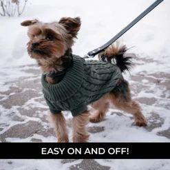 Shedrow K9 Brentwood Cable Knit Dog Sweater