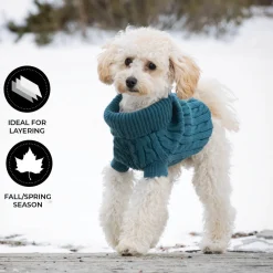 Shedrow K9 Brentwood Cable Knit Dog Sweater
