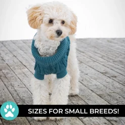 Shedrow K9 Brentwood Cable Knit Dog Sweater