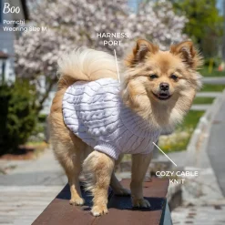 Shedrow K9 Brentwood Cable Knit Dog Sweater