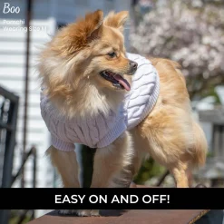 Shedrow K9 Brentwood Cable Knit Dog Sweater