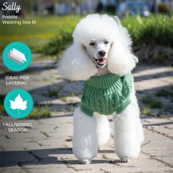 Shedrow K9 Brentwood Cable Knit Dog Sweater