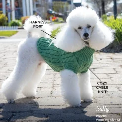 Shedrow K9 Brentwood Cable Knit Dog Sweater