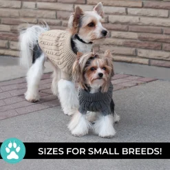 Shedrow K9 Brentwood Cable Knit Dog Sweater