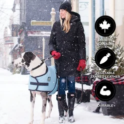 Shedrow K9 Richmond Top Stitch Leather Leash 1.5 m