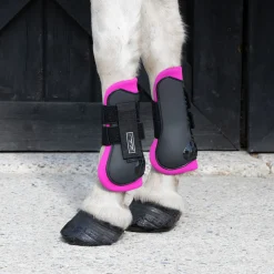 Shedrow Open Front Boots W/ Coloured Lining