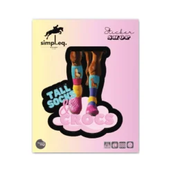Simpl.Eq. Tall Socks & Crocs Large Sticker