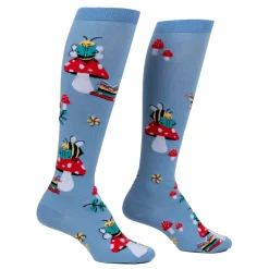 Sock It To Me I'd Rather Bee Reading Knee High Socks