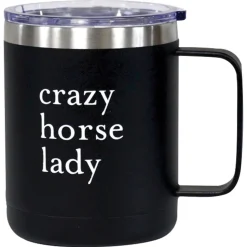 Spiced Equestrian Crazy Horse Lady Tumbler Mug
