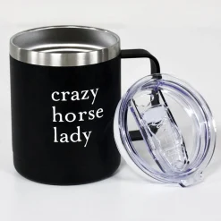 Spiced Equestrian Crazy Horse Lady Tumbler Mug