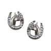 Finishing Touch of Kentucky Studded Horseshoe W/ Horsehead Earrings