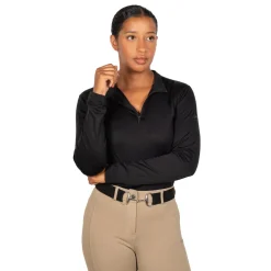 Women TemTeq Washable Wool Blend Quarter Zip Base Layer