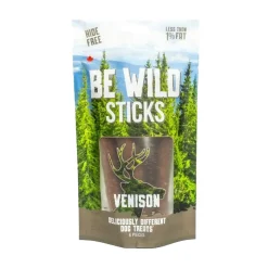 This & That Canine Co. This & That Be Wild Sticks Venison Crunchy Dog Treats - Pack of 6