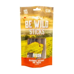 This & That Canine Co. This & That Be Wild Sticks Bison Crunchy Dog Treats - Pack of 6