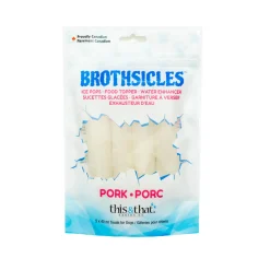 This & That Canine Co. This & That Brothsicles Pork Dog Treats - Pack of 5