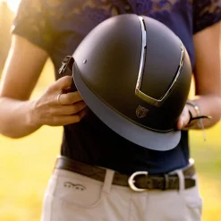 Tipperary Windsor Wide Brim MIPS Helmet - Chrome Trim