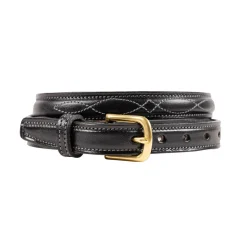 Tory Leather Raised Fancy Stitched Belt