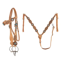 Tough1 Serenity Brow Headstall & Breast Collar Set
