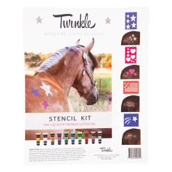 Twinkle Glitter Traditional Stencil Kit