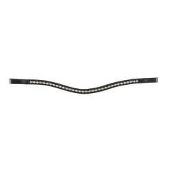 Val du Bois Clear Crystal Wave Browband