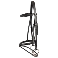 Val du Bois Padded Dressage Bridle W/ Removable Flash