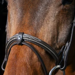 Val du Bois Padded Fancy Stitched Bridle W/ Removable Flash
