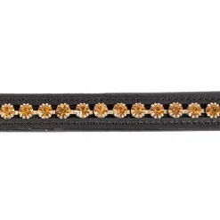Val du Bois Yellow Crystal Browband