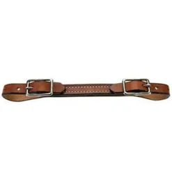 Weaver Flat Leather Curb Strap