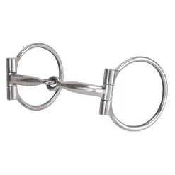 Weaver Sweet Iron Offset Dee Ring Snaffle Bit W/ Copper Inlay
